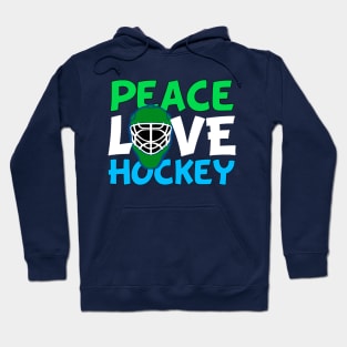 Peace Love Hockey Hoodie